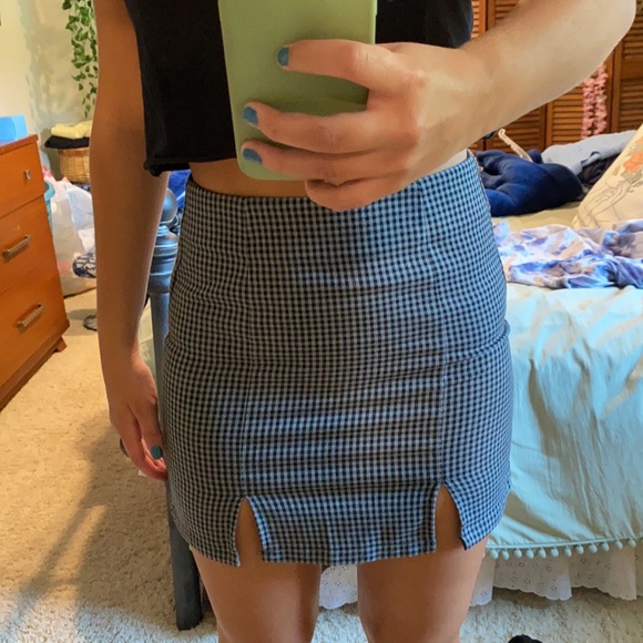 Aeropostale fitted checkered skirt - Picture 3 of 4